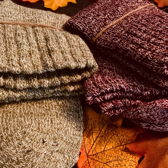 Vintage Accessories - FALL BOHO Thick Wool Crew Socks 🧡💛🧡
